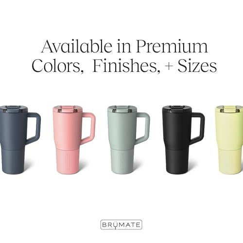 BrÃ¼Mate BrüMate Müv - 25oz 100% Leak Proof Insulated Coffee Mug with Handle & Lid - Stainless Steel Coffee Travel Mug - Double Walled Coffee Cup (Onyx Leopard) - Image 2