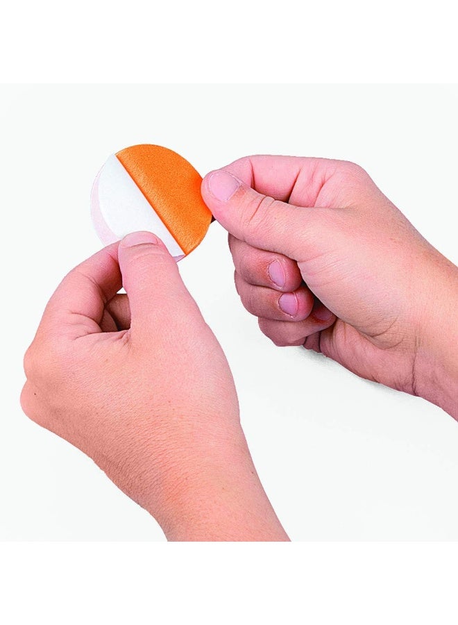 Fun Express Foam Sports Stickers for Kids - Adhesive Foam Sticker Pack - VBS Vacation Bible School Supplies/Decor - 500 Piece Sports Ball Shapes - Crafts for Kids and Fun Home Activities - Image 2