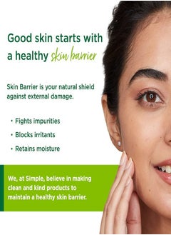 simple Soap Free Refreshing Facial Wash Smooth & Healthy Looking Skin 150ml  - Image 2