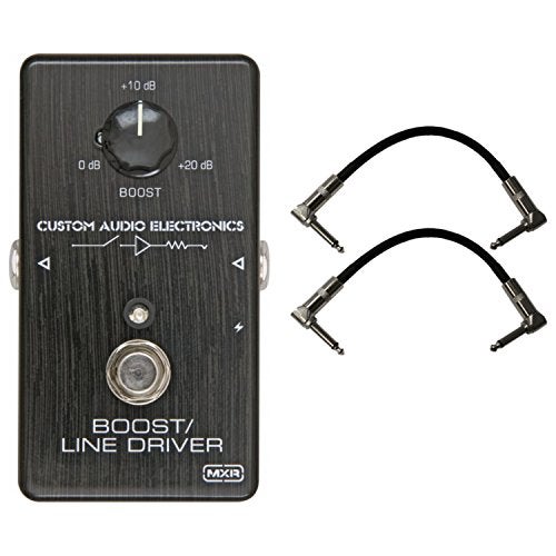 MXR Dunlop MXR MC401 CAE BOOST Custom Audio Electronics Pedal w/ 2 Cables - Image 1