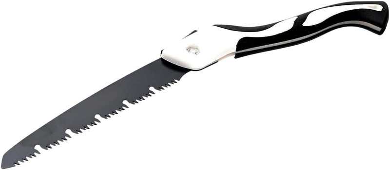 Folding Saw - 210mm - Hand Saw with Triple-Cut Razor Teeth, Safety Lock and Ergonomic Non-Slip Handle - Portable Pruning Saw for Tree Trimming, Wood Cutting, Camping, Garden Use - Image 2