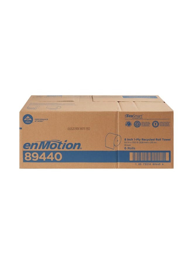 enMotion GP PRO by Georgia-Pacific EnMotion, High Capacity Touchless 8" Paper Towel Roll, Brown, 89440, 700 Feet Per Roll, 6 Rolls - Image 3