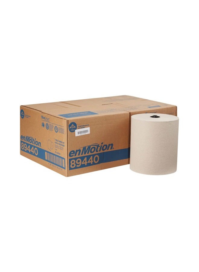 enMotion GP PRO by Georgia-Pacific EnMotion, High Capacity Touchless 8" Paper Towel Roll, Brown, 89440, 700 Feet Per Roll, 6 Rolls - Image 2