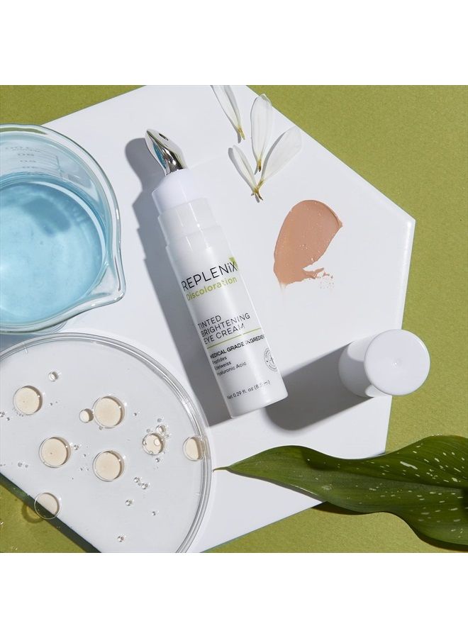 Replenix Tinted Brightening Eye Cream – Firming Under Eye Dark Circle Treatment - Improves Fine Lines, Wrinkles, Puffiness and Hyperpigmentation - Undereye Pigment Corrector, 0.29 oz. - Image 4