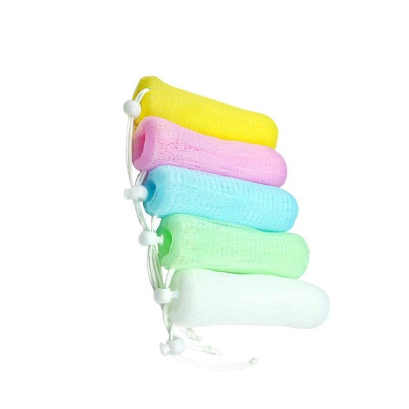 Healifty 15pcs Bath Sink Soap Scrubber Holder Bubble Maker Scrubbing Net Storage Bag for Handmade Soap Easy to Dry Bubble Net - Image 5
