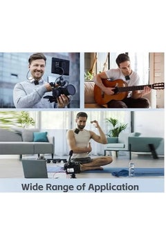 Raxoom F11-2 Wireless Tie Mic with Two Microphones Compatible Android/iOS Plug-Play Mini Micro Wireless Noise Reduction for Live and Record Videos  - Image 3