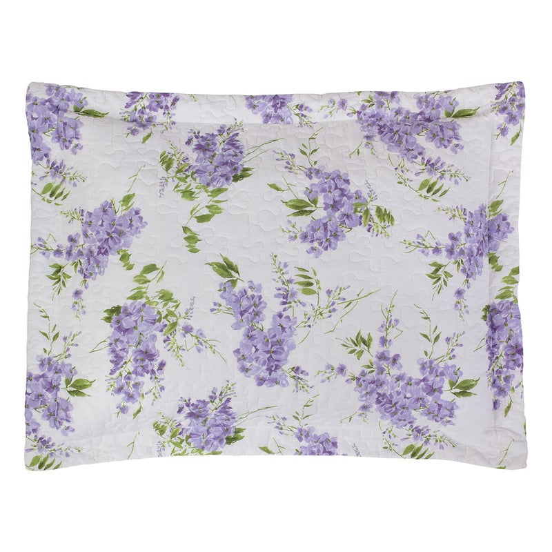 Laura Ashley - Queen Quilt Set, Reversible Cotton Bedding with Matching Shams, Lightweight Decor for All Seasons (Keighley Lilac, Queen) - Image 4