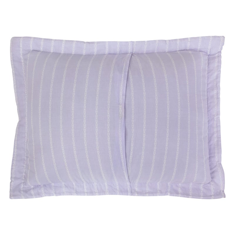 Laura Ashley - Queen Quilt Set, Reversible Cotton Bedding with Matching Shams, Lightweight Decor for All Seasons (Keighley Lilac, Queen) - Image 5