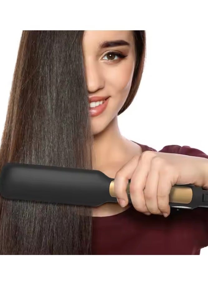 Denx Hair Straightener (Dx1352) 220V Black Rubber Coating - Image 2