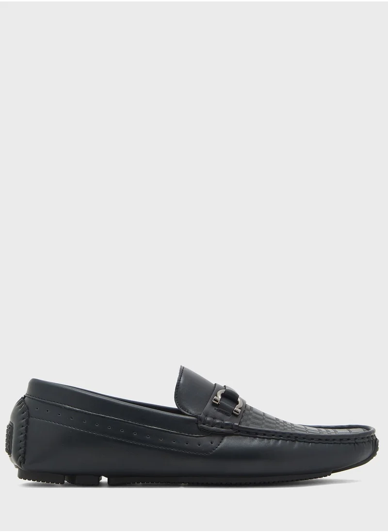 Robert Wood Faux Leather Driver Loafers