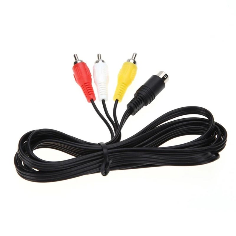 9 Pin AV Audio Video Cable 1pc For SEGA MD 2 3 RCA Converter Lead Wire - Image 2