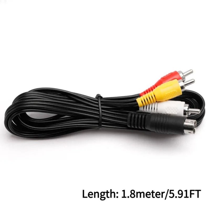 9 Pin AV Audio Video Cable 1pc For SEGA MD 2 3 RCA Converter Lead Wire - Image 4