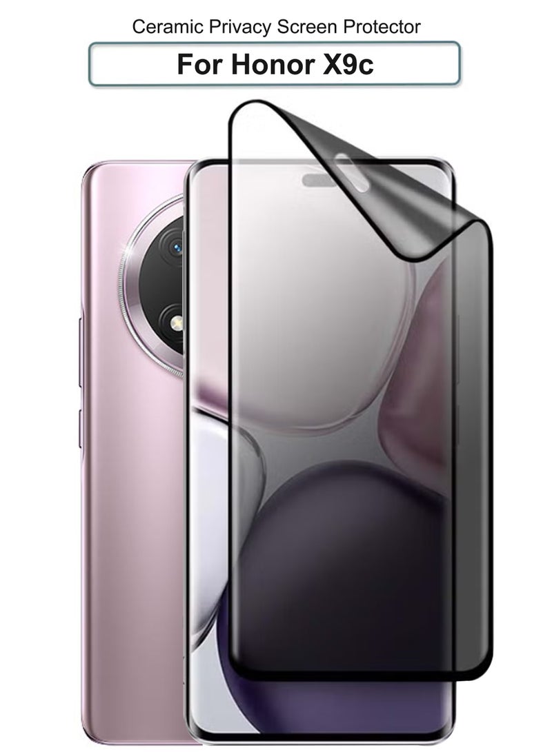 For Honor X9c - Matte Privacy Flexible Ceramic Anti-Spy Privacy Screen Protector - Delicate Touch , Higher Transparency , Easy to Install ,Anti-scratch and Bubble-free Screen Protector - Image 1