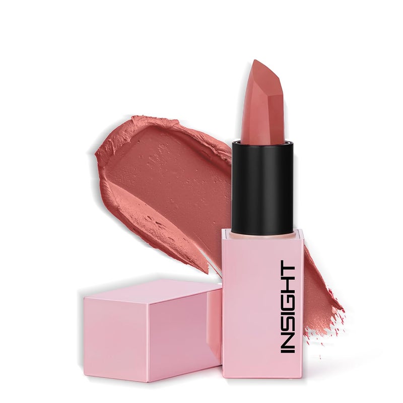 Insight Insight Cosmetics Prime Matte Lipstick Infused with Hyaluronic Acid Rosehip Oil LongLasting Satin Matte Finish Hydrating FeatherLight Formula RED SNAPPER 38 gm - Image 1