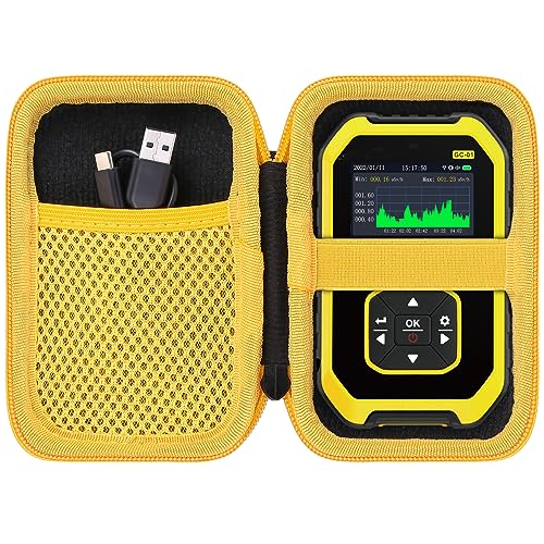 Khanka Carrying Case for Geiger Counter Nuclear Radiation Detector - FNIRSI Radiation Dosimeter with LCD Display,Portable Handheld Beta Gamma X-ray Rechargeable Radiation Monitor Meter(Case Only). - Image 1