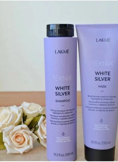 LAKME Lakme Shampoo and Musk Technia Silver White Enhanced Grey and Oil 250 + 300ml  - Image 1