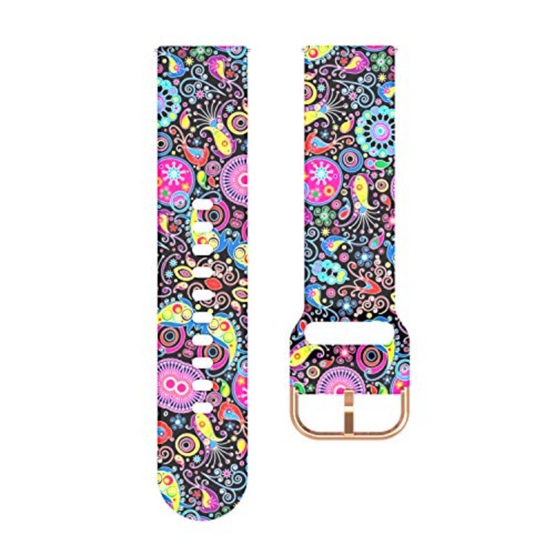 Compatible with Spade Co Health Smartwatch 4 Bands, Quick Release Waterproof Pattern Wristband Straps for Spade Health Smartwatch 4 - Image 2