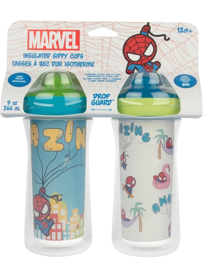 The First Years Marvel Insulated Sippy Cup 9 Oz - 2pk - Image 4
