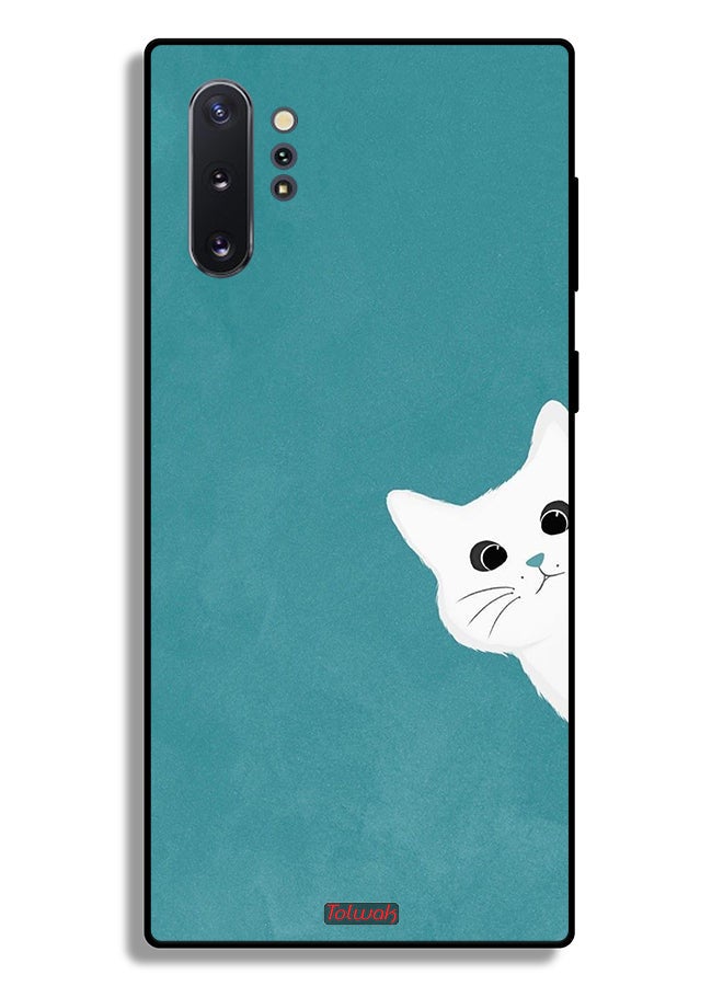 Tolwak Samsung Galaxy Note 10 Plus Protective Case Cover Cat Appearing - Image 2