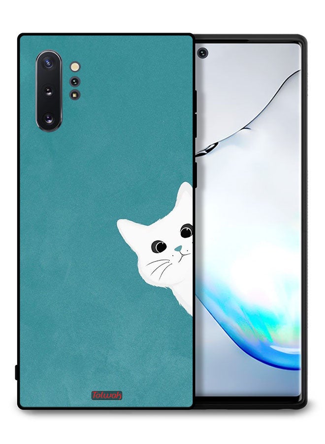 Tolwak Samsung Galaxy Note 10 Plus Protective Case Cover Cat Appearing - Image 1