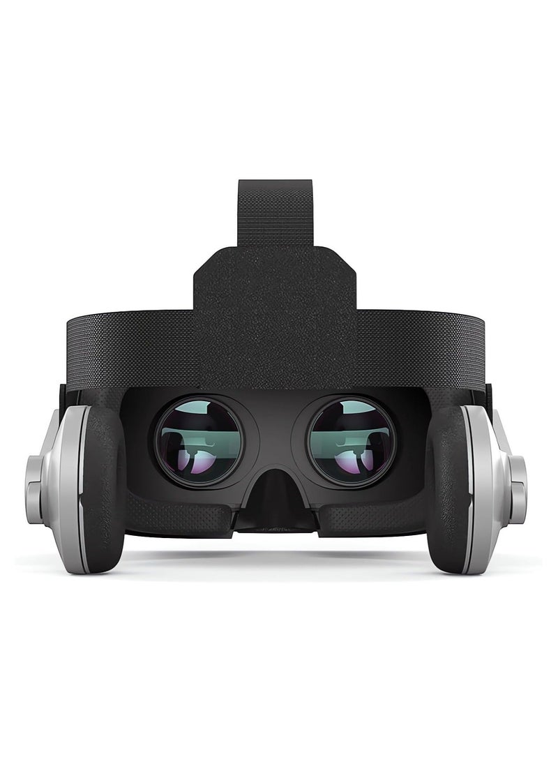 VR Headset, 3D VR Headset with Remote Controller, Virtual Reality VR 3D Glasses VR Set 3D Virtual Reality Goggles, Controller, Adjustable VR Glasses Support 4.7-6.0 Inches Smartphones - Image 2