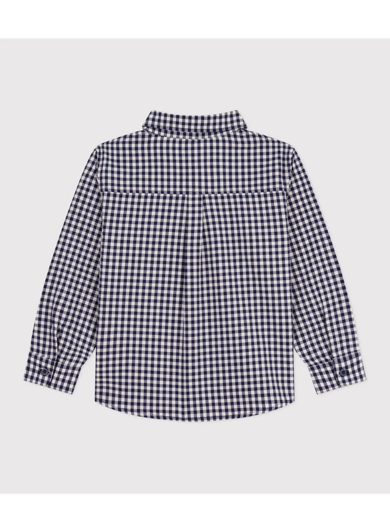 بيتي باتو قميص قطني كاروهات للأولاد