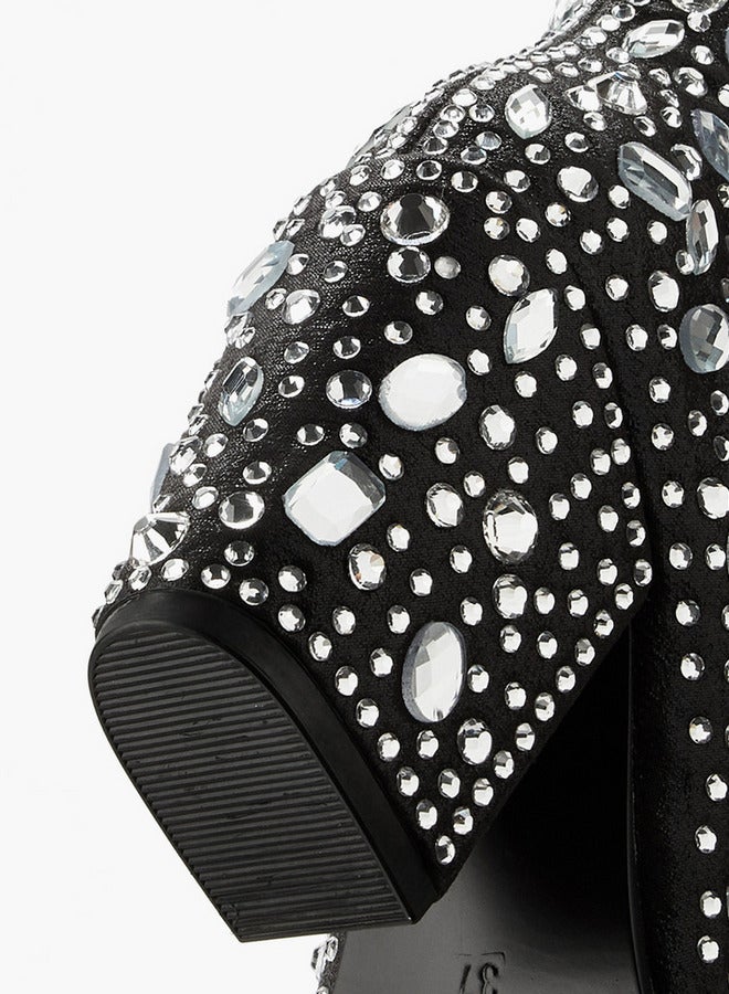 سيليست بوت نسائي طويل بمسامير - Image 5