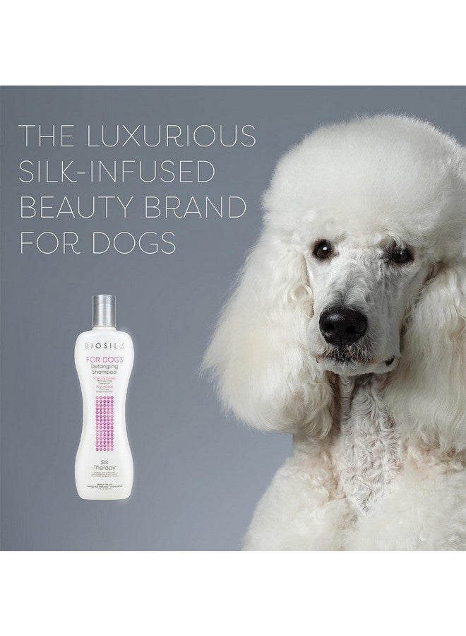 بيوسيلك شامبو بيو سيلك المرطب لفك تشابك شعر الكلاب - مزيل تشابك شعر الكلاب، ينظف ويرطب ويفك تشابكه - شامبو مزيل للتشابك للكلاب، مستلزمات العناية، 12 أونصة سائلة - Image 5