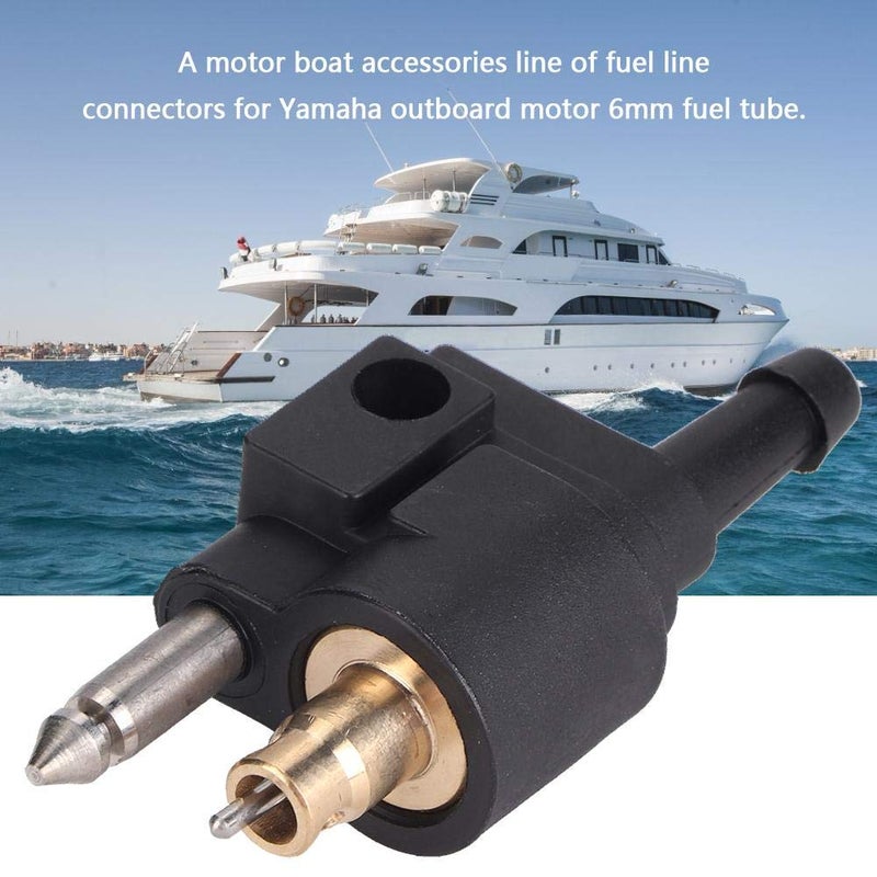 Dweekiy MaleTank Connector, 1/4 inchTank Male Connector Pipe Joint fit for Outboard Motor - Image 2