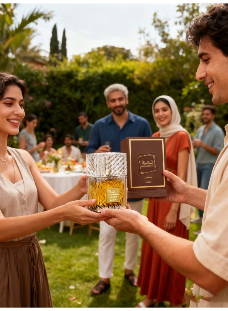 Lattafa مجموعة هدايا عطر خمرة قهوة 100 مل - Image 5