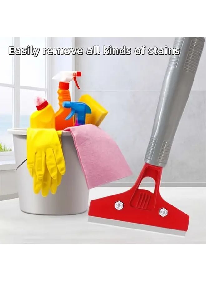 8.5 Inch Long Multipurpose Floor Scraper Tool 4 Inch Blade Wallpaper Remover Adhesive Removal - Image 5