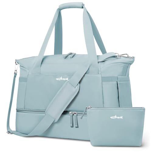 ETRONIK Gym Bag for Women Personal Item Travel Bag with Shoes Compartment Weekender Overnight Duffel Bag with Wet Pocket Carry On Bag for Women Travel Gym Weekend - Image 1