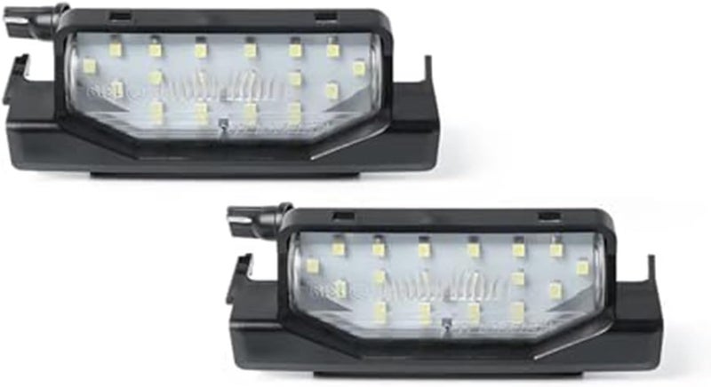 DEMULAX 2Pcs White License Plate Light for Mazda - Image 1