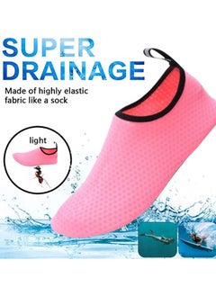 TAPIT Water Shoes Womens Mens Beach Shoes Quick-Dry Barefoot Aqua Shoes Socks Snorkeling Shoes Water Socks for Outdoor Beach Swim Surf Walking Yoga (A)  - Image 3