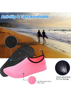 TAPIT Water Shoes Womens Mens Beach Shoes Quick-Dry Barefoot Aqua Shoes Socks Snorkeling Shoes Water Socks for Outdoor Beach Swim Surf Walking Yoga (A)  - Image 2