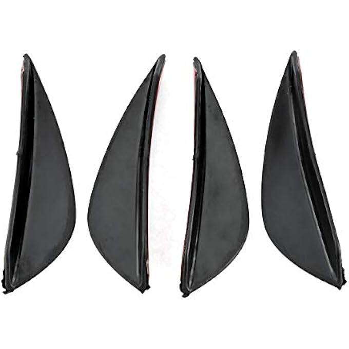 Yechiry Bumper Lip, Front Bumper Wind Splitter Trim Kit, Carbon Fiber Style Lip with Self Adhesive Design, Universal Fit for Most Cars - Image 2