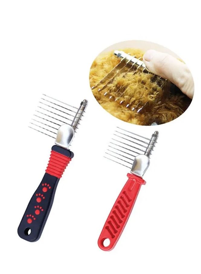 Altheqa 8 in 1 Pet Grooming Kit Pets Combs and Nail Scissors Pet Cleaning Grooming Products for Dogs Cats - Image 4