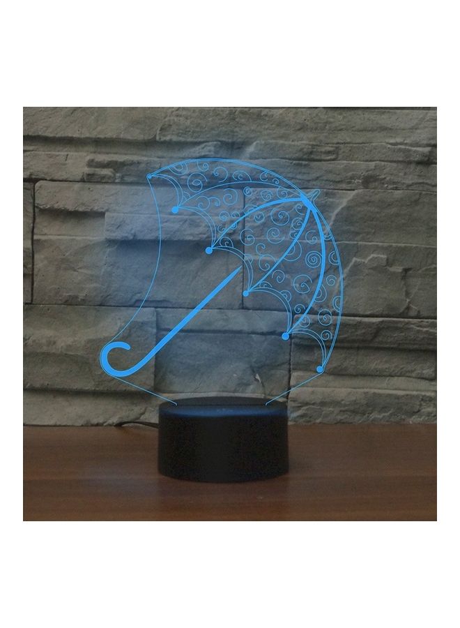 NIBEMINENT Umbrella Shape 3D LED Vision Light Table Lamp Multicolour - Image 1