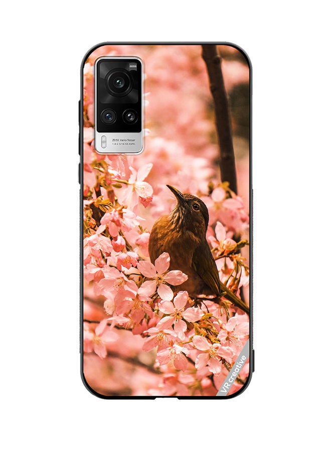 VR CREATIVE Protective Case Cover For Vivo X60 Pro Beauty Bird Design Multicolour - Image 1
