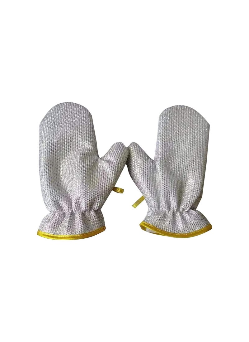 Pamidhar Pamidhar Dishwashing Hand Gloves Waterproof NonScratch Kitchen Cleaning Gloves Reusable for Washing Dishes Pots Pans and Sinks HeatResistant Durable  - Image 3