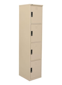 RIGID Steel Curved 4 Doors locker Beige 180x38x46.5cm  - Image 3