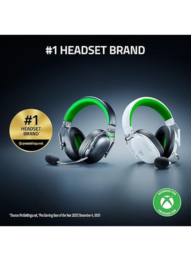 Razer BlackShark V3 X HyperSpeed Wireless Gaming Headset, Xbox – 2.4 GHz Wireless, Bluetooth, USB Wired , TriForce 50 mm Drivers , Detachable Mic , Up to 70 Hr Battery - White | RZ04-05420300-R3M1 - Image 5