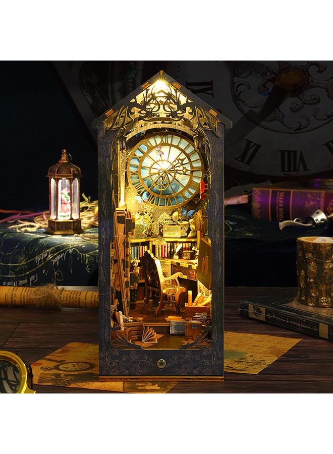 Bluejw Jiate Diy Hut Detective Famous Club 3d Three-dimensional Assembly Book House Miniature Model Building Toys For Men And Women - Image 1