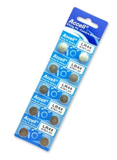 Accell 10-Pieces Accell AG13 LR44 (A76) Alkaline 1.5V Batteries  - Image 2