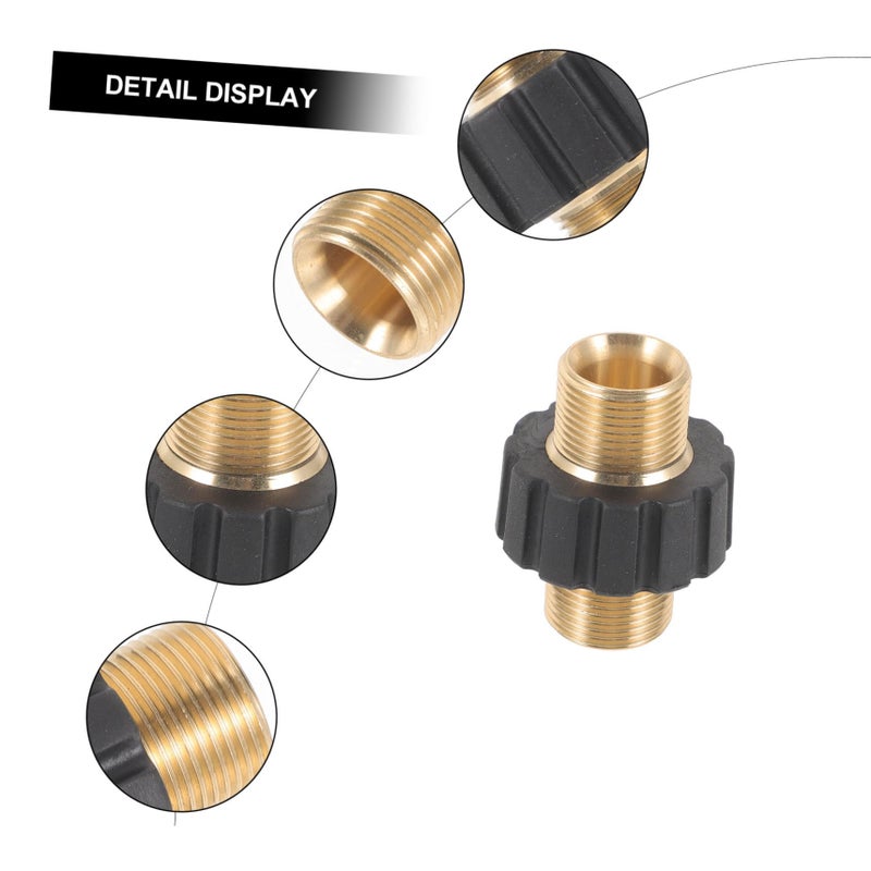 14 Holes Pressure Washer Nozzle Connector High Pressure Hose Adapter For Car Wash And Garden - Image 4