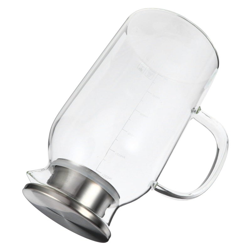 1800ml High Borosilicate Glass Pitcher with Handle for Cold Water Juice and Tea - Image 2