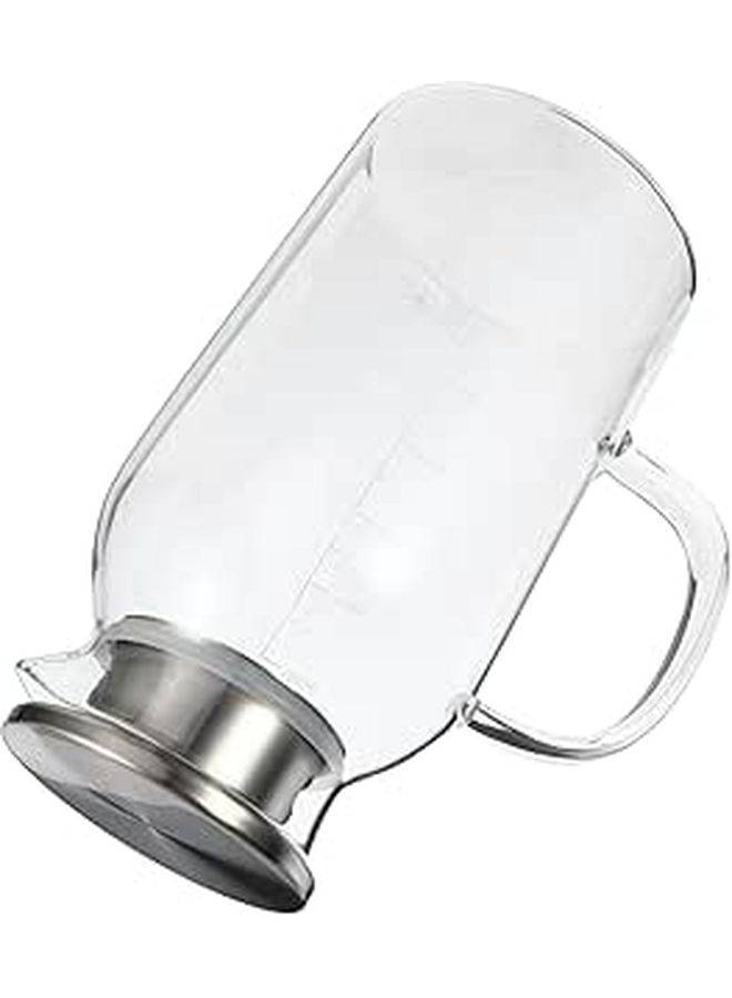 1800ml High Borosilicate Glass Pitcher with Handle for Cold Water Juice and Tea - Image 1