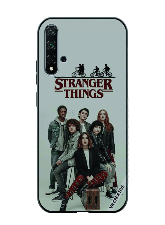 VR CREATIVE Protective Case Cover For Huawei Nova 5T Strangers Thing Design Multicolour - Image 1