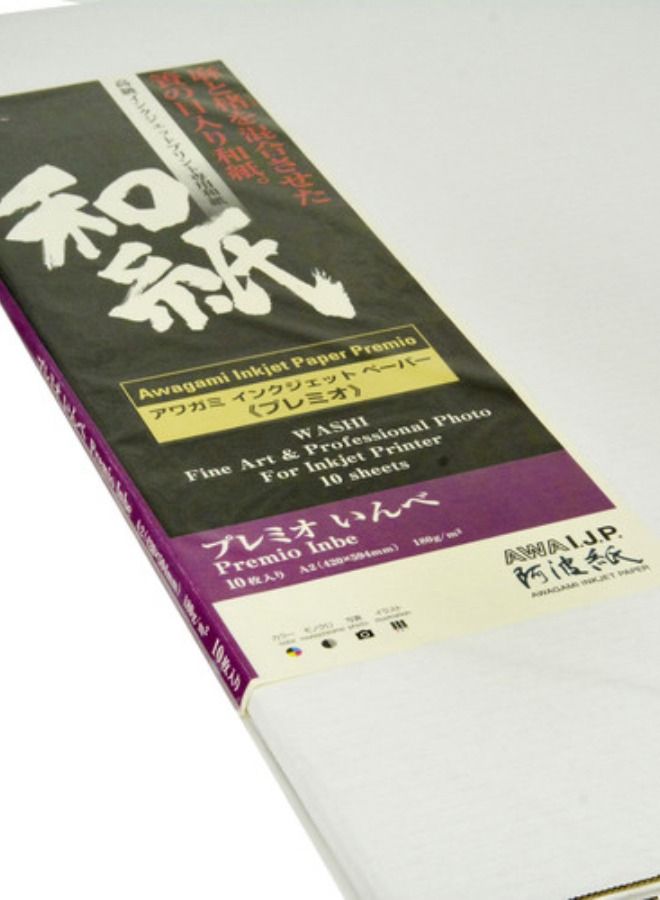 Awagami Factory Premio Inbe FineArt Inkjet 180gsm Paper - A2 - Image 1
