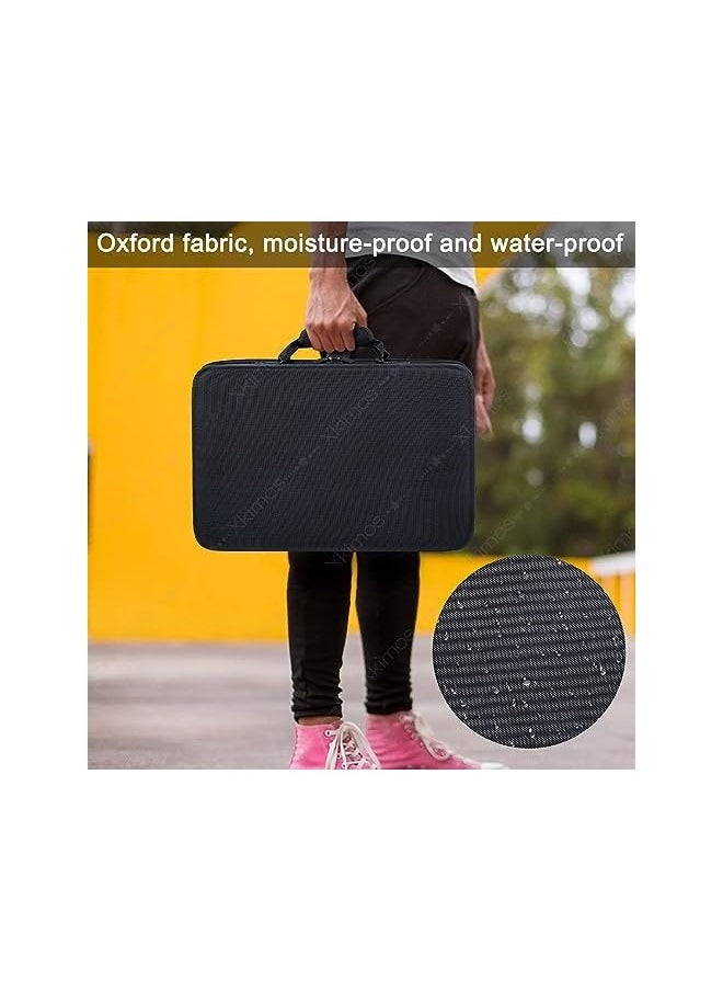 PS5 Gaming Storage Bag For Portable Cross-Body Or For Hanging On A Suitcase Rugged, ,Waterproof, Large Capacity, Soft Compartment Suitable For PS5 Game Console To Carry On A Trip (Black)